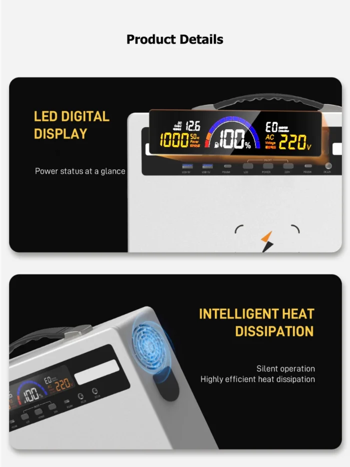 AC/DC Portable Power Station Details- [Creup Technologies]