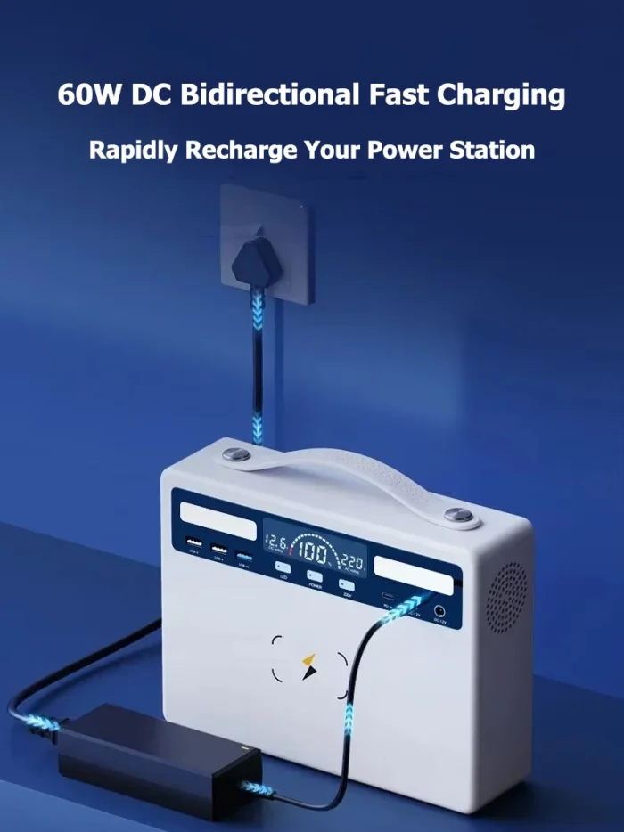 AC/DC Portable Power Station DC Bidirectional Fast Charging- [Creup Technologies]