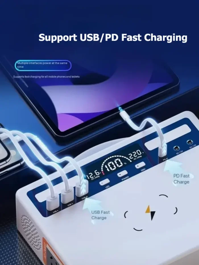 600W AC/DC Portable Power Station USB/PD Fast Charging- Creup Technologies