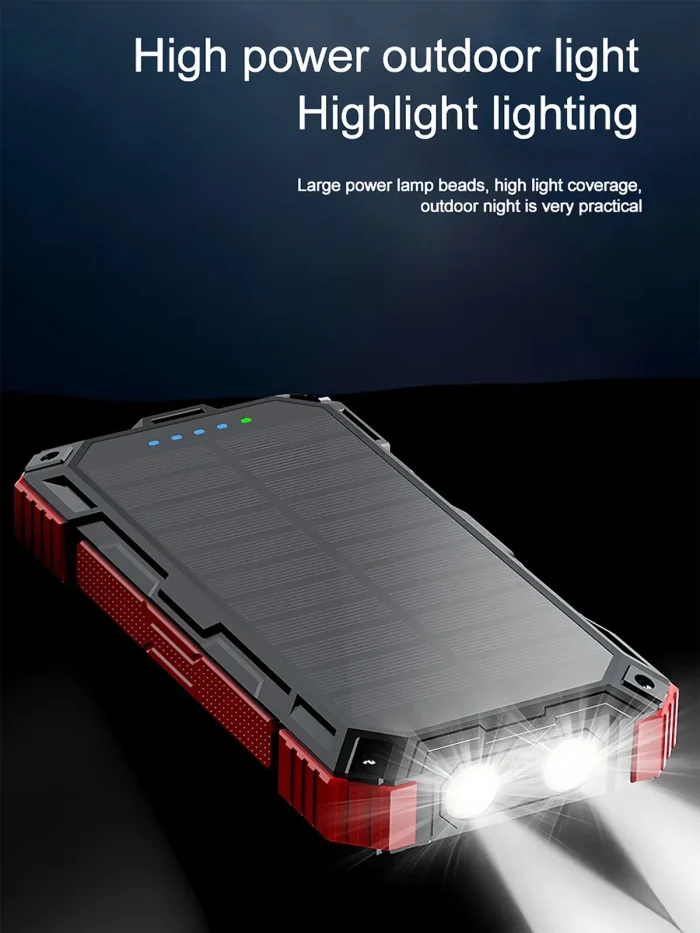 CableFree Fast Charge Solar Power Bank SPB-FC902 High Power LED Light- [Creup Technologies]